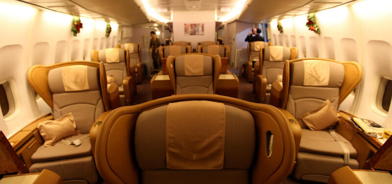 Singapore Airlines hat mit die beste First Class. (Foto: Richard Moross)